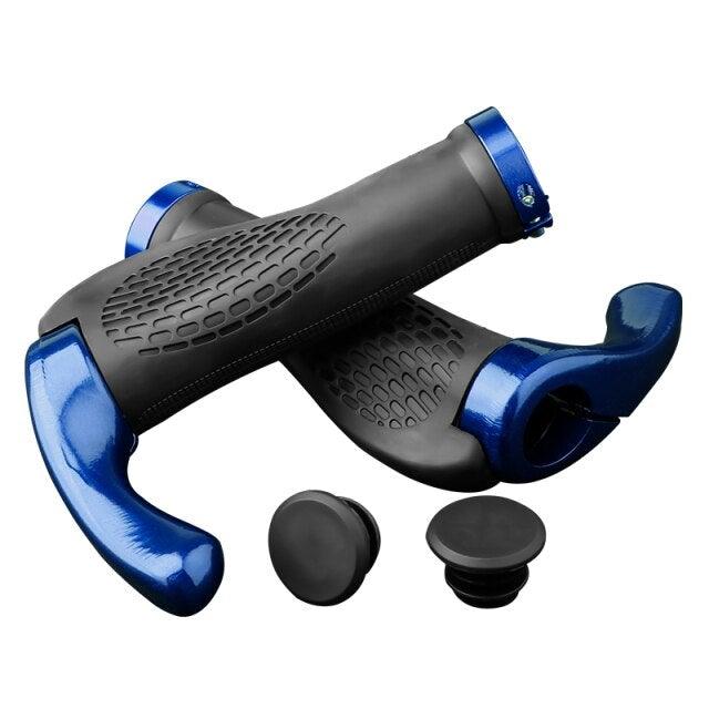 Soft Bicycle Grip Shock Absorption Road Bike Handlebar Cover Aluminium Alloy Lock Rubber Anti - slip Cycling Handle Grips Bike Handle Non Slip Soft Rubber Grips Mountain Bicycle Lock On Handle Bar - UrbanCycling.com