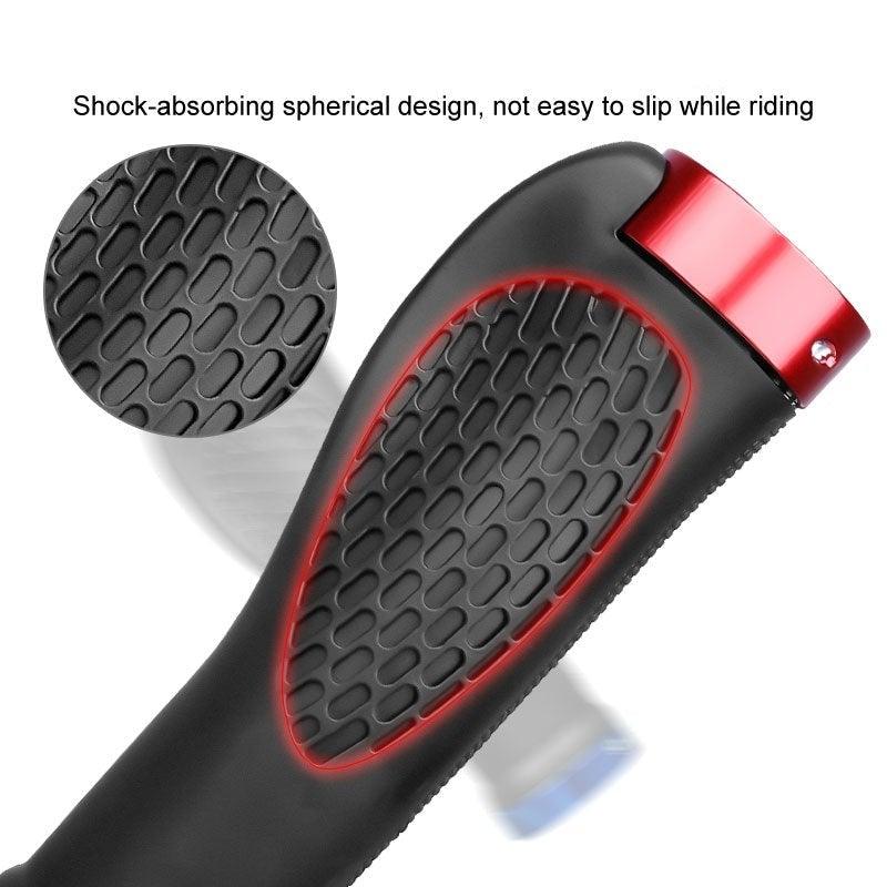 Soft Bicycle Grip Shock Absorption Road Bike Handlebar Cover Aluminium Alloy Lock Rubber Anti - slip Cycling Handle Grips Bike Handle Non Slip Soft Rubber Grips Mountain Bicycle Lock On Handle Bar - UrbanCycling.com