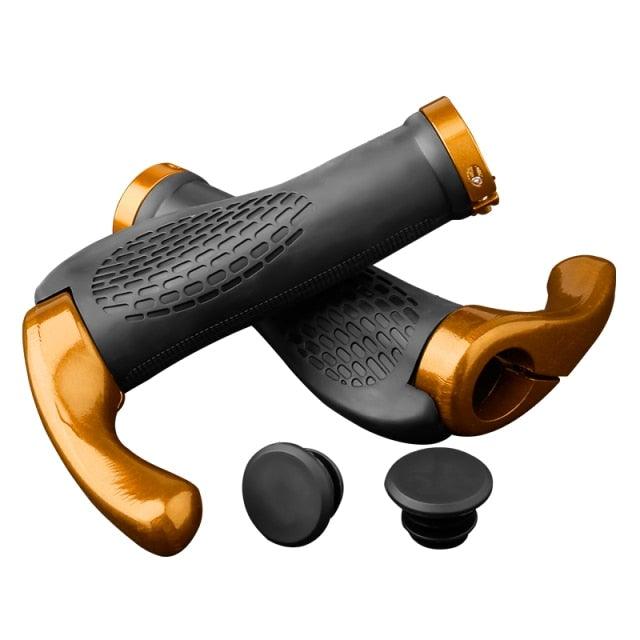 Soft Bicycle Grip Shock Absorption Road Bike Handlebar Cover Aluminium Alloy Lock Rubber Anti - slip Cycling Handle Grips Bike Handle Non Slip Soft Rubber Grips Mountain Bicycle Lock On Handle Bar - UrbanCycling.com