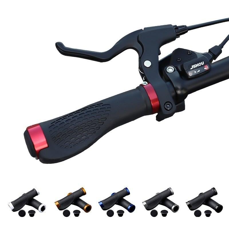 Soft Bicycle Grip Shock Absorption Road Bike Handlebar Cover Aluminium Alloy Lock Rubber Anti - slip Cycling Handle Grips Bike Handle Non Slip Soft Rubber Grips Mountain Bicycle Lock On Handle Bar - UrbanCycling.com