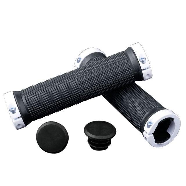 Soft Bicycle Grip Shock Absorption Road Bike Handlebar Cover Aluminium Alloy Lock Rubber Anti - slip Cycling Handle Grips Bike Handle Non Slip Soft Rubber Grips Mountain Bicycle Lock On Handle Bar - UrbanCycling.com