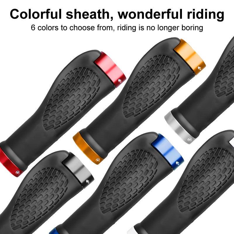 Soft Bicycle Grip Shock Absorption Road Bike Handlebar Cover Aluminium Alloy Lock Rubber Anti - slip Cycling Handle Grips Bike Handle Non Slip Soft Rubber Grips Mountain Bicycle Lock On Handle Bar - UrbanCycling.com