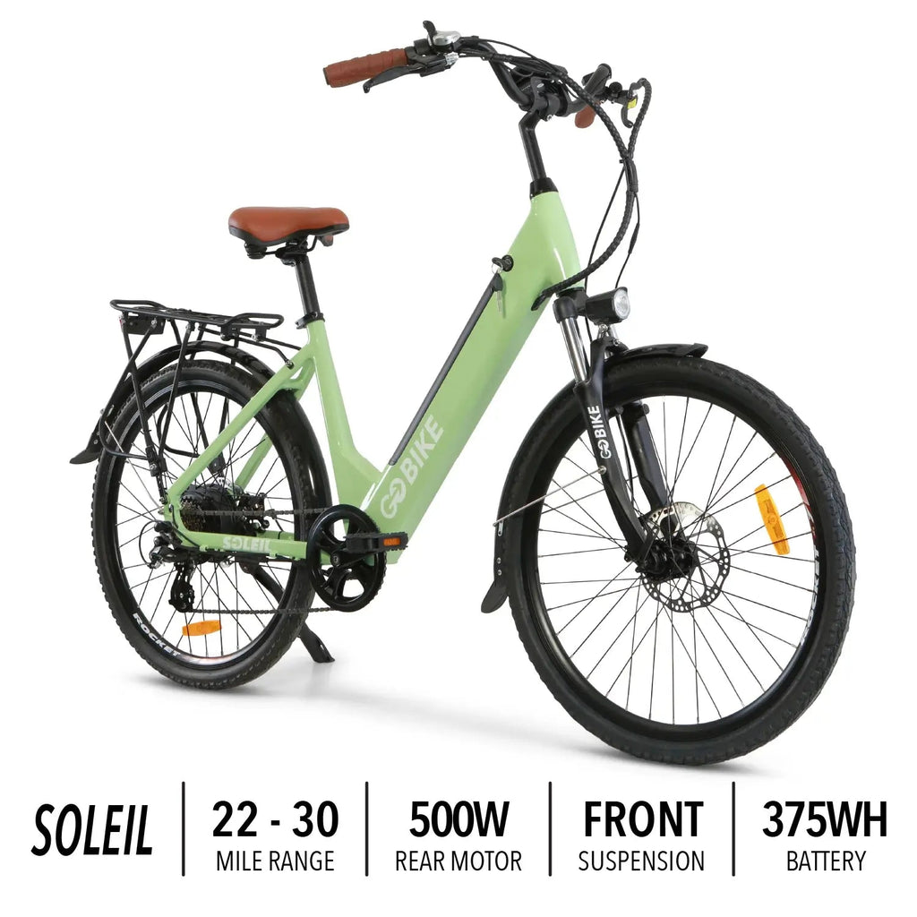 SOLEIL Electric City Bike - UrbanCycling.com