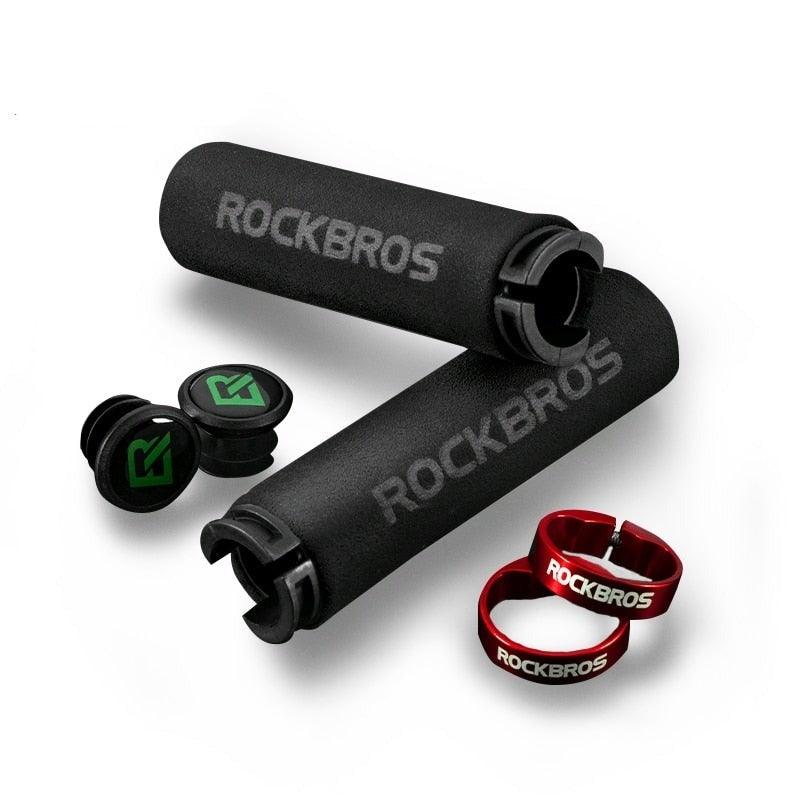 Sponge Bicycle Grips Handle Anti - Skid 3D Silicone Grip Cycling Handlebar Ultralight Bike Grips Foam Single Lock On Bicycle Handle Bar Soft Comfortable Non - Slip Bike Handle Grips For Mountain Beach Cruiser Scooter - UrbanCycling.com