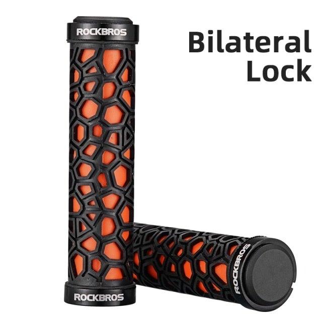 Sponge Bicycle Grips Handle Anti - Skid 3D Silicone Grip Cycling Handlebar Ultralight Bike Grips Foam Single Lock On Bicycle Handle Bar Soft Comfortable Non - Slip Bike Handle Grips For Mountain Beach Cruiser Scooter - UrbanCycling.com