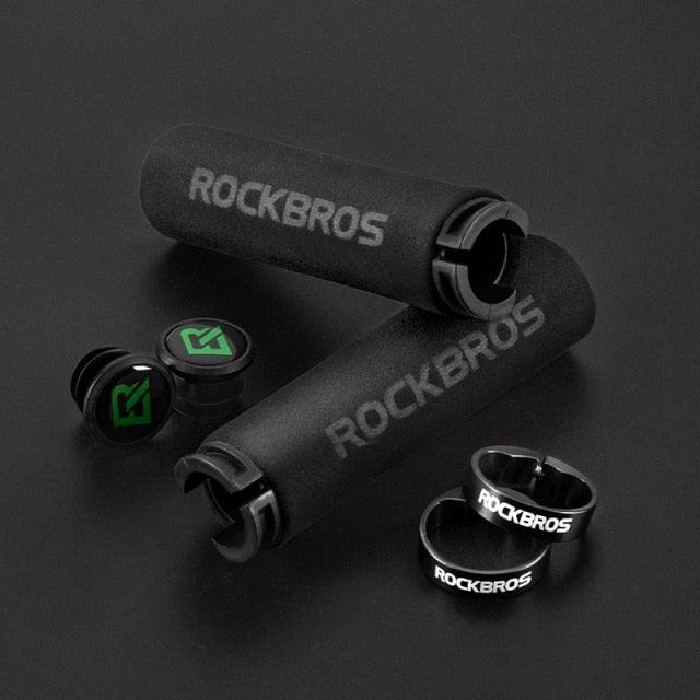 Sponge Bicycle Grips Handle Anti - Skid 3D Silicone Grip Cycling Handlebar Ultralight Bike Grips Foam Single Lock On Bicycle Handle Bar Soft Comfortable Non - Slip Bike Handle Grips For Mountain Beach Cruiser Scooter - UrbanCycling.com