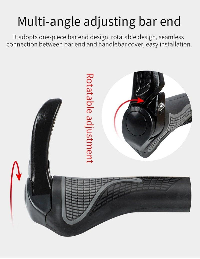 Sponge Bicycle Grips Handle Anti - Skid 3D Silicone Grip Cycling Handlebar Ultralight Bike Grips Foam Single Lock On Bicycle Handle Bar Soft Comfortable Non - Slip Bike Handle Grips For Mountain Beach Cruiser Scooter - UrbanCycling.com