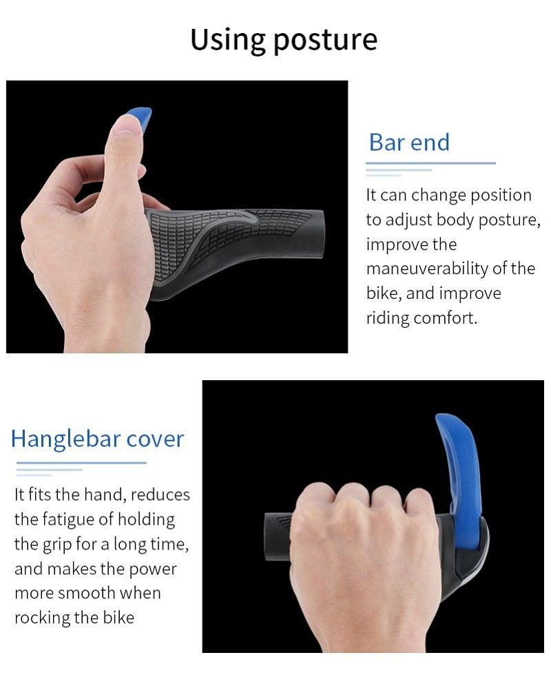 Sponge Bicycle Grips Handle Anti - Skid 3D Silicone Grip Cycling Handlebar Ultralight Bike Grips Foam Single Lock On Bicycle Handle Bar Soft Comfortable Non - Slip Bike Handle Grips For Mountain Beach Cruiser Scooter - UrbanCycling.com