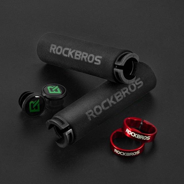 Sponge Bicycle Grips Handle Anti - Skid 3D Silicone Grip Cycling Handlebar Ultralight Bike Grips Foam Single Lock On Bicycle Handle Bar Soft Comfortable Non - Slip Bike Handle Grips For Mountain Beach Cruiser Scooter - UrbanCycling.com