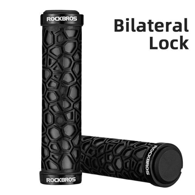 Sponge Bicycle Grips Handle Anti - Skid 3D Silicone Grip Cycling Handlebar Ultralight Bike Grips Foam Single Lock On Bicycle Handle Bar Soft Comfortable Non - Slip Bike Handle Grips For Mountain Beach Cruiser Scooter - UrbanCycling.com