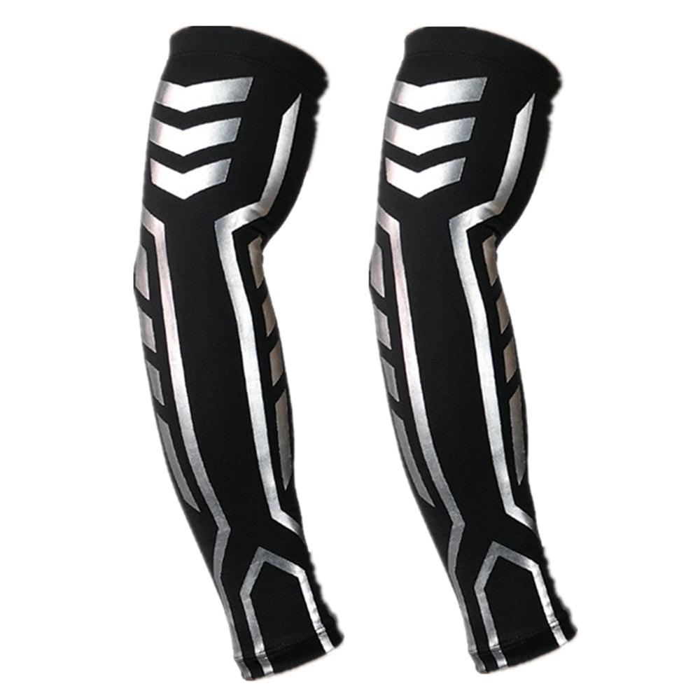 Sports Compression Arm Sleeve Basketball Cycling Arm Warmer Long Sun Sleeves For Men & Women Perfect For Cycling Driving Running Basketball Football & Outdoor Activities Summer Running UV Protection Volleyball Arm Covers - UrbanCycling.com