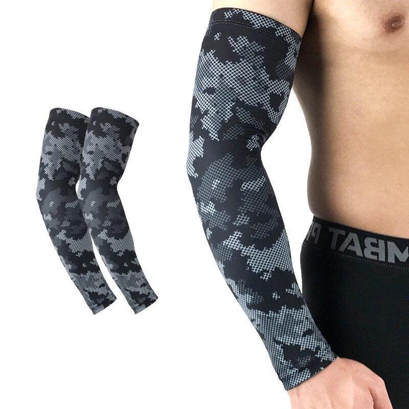 Sports Compression Arm Sleeve Basketball Cycling Arm Warmer Long Sun Sleeves For Men & Women Perfect For Cycling Driving Running Basketball Football & Outdoor Activities Summer Running UV Protection Volleyball Arm Covers - UrbanCycling.com