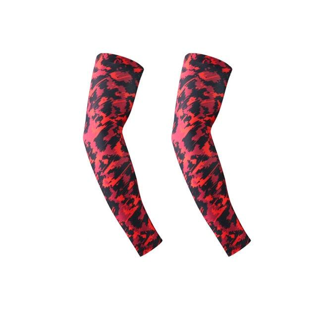 Sports Compression Arm Sleeve Basketball Cycling Arm Warmer Long Sun Sleeves For Men & Women Perfect For Cycling Driving Running Basketball Football & Outdoor Activities Summer Running UV Protection Volleyball Arm Covers - UrbanCycling.com