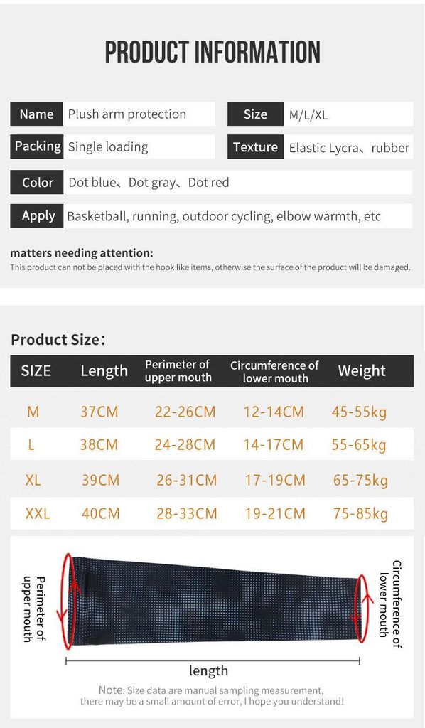 Sports Compression Arm Sleeve Basketball Cycling Arm Warmer Long Sun Sleeves For Men & Women Perfect For Cycling Driving Running Basketball Football & Outdoor Activities Summer Running UV Protection Volleyball Arm Covers - UrbanCycling.com