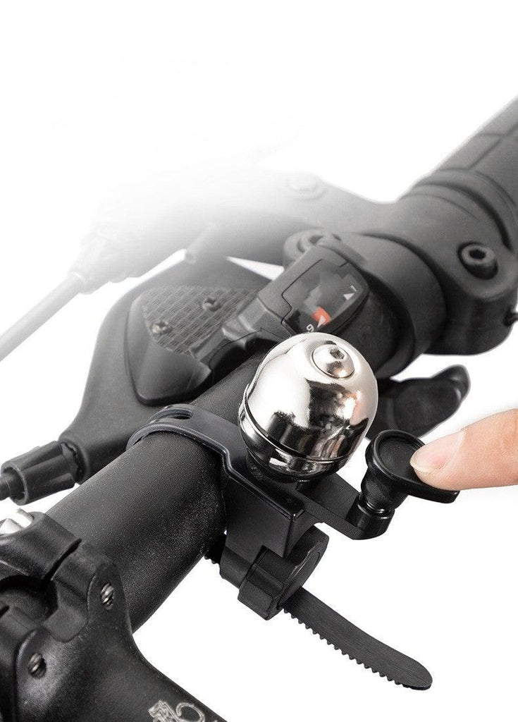Stainless Bicycle Bell Ring Bike Horn Ordinary Handlebar Bell Horn Crisp Sound Safety Bike Alarm Bell With Mounting Lock Plate Bicycle Bike Bell Classic Bicycle Bell Makes Loud Sound For Road Bike Mountain Bike Sports - UrbanCycling.com