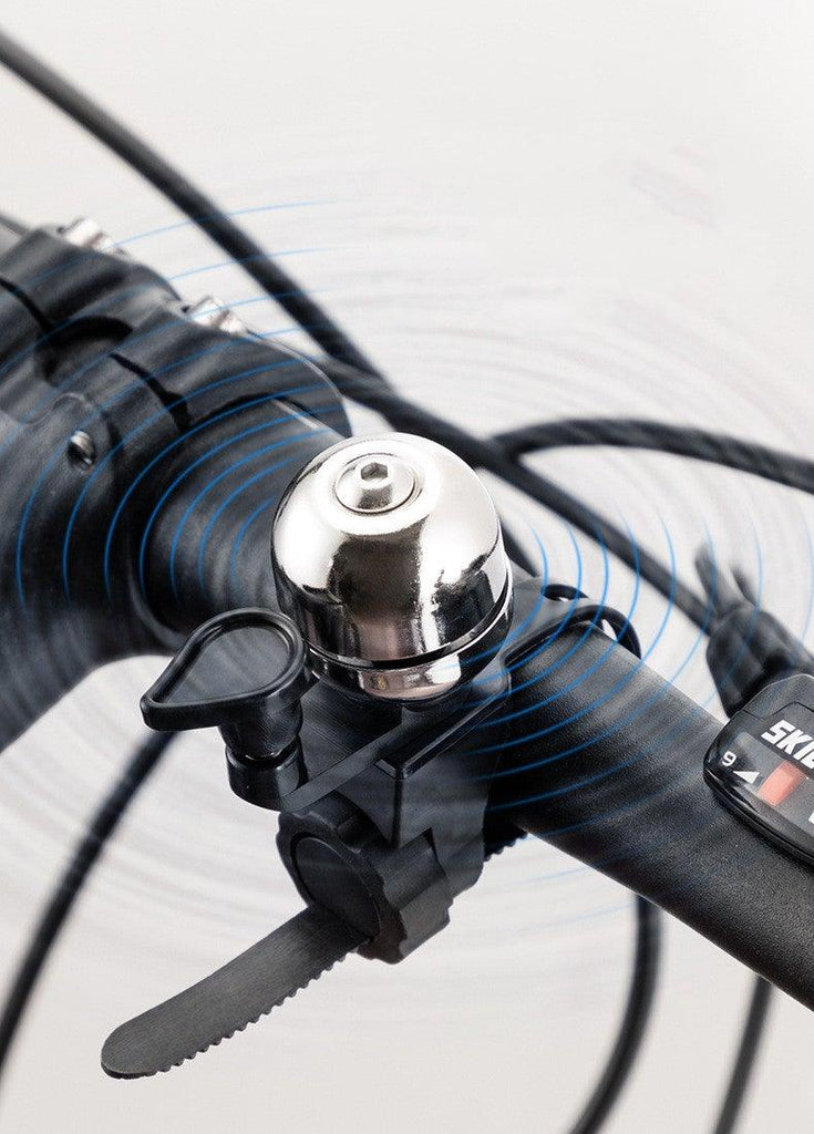 Stainless Bicycle Bell Ring Bike Horn Ordinary Handlebar Bell Horn Crisp Sound Safety Bike Alarm Bell With Mounting Lock Plate Bicycle Bike Bell Classic Bicycle Bell Makes Loud Sound For Road Bike Mountain Bike Sports - UrbanCycling.com