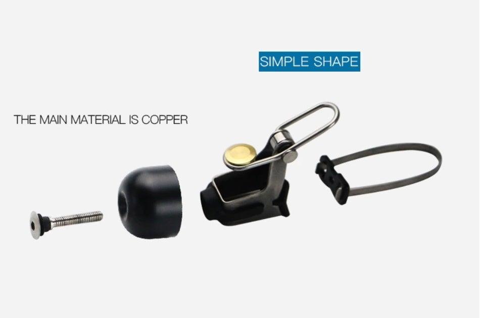 Stainless Bicycle Bell Ring Bike Horn Ordinary Handlebar Bell Horn Crisp Sound Safety Bike Alarm Bell With Mounting Lock Plate Bicycle Bike Bell Classic Bicycle Bell Makes Loud Sound For Road Bike Mountain Bike Sports - UrbanCycling.com