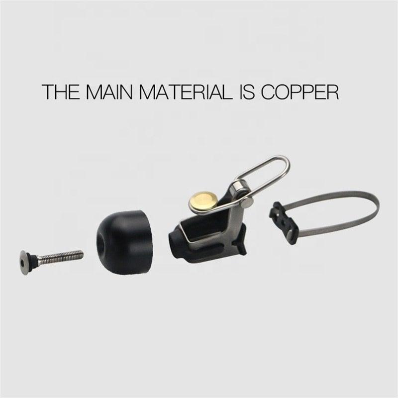 Stainless Bicycle Bell Ring Bike Horn Ordinary Handlebar Bell Horn Crisp Sound Safety Bike Alarm Bell With Mounting Lock Plate Bicycle Bike Bell Classic Bicycle Bell Makes Loud Sound For Road Bike Mountain Bike Sports - UrbanCycling.com