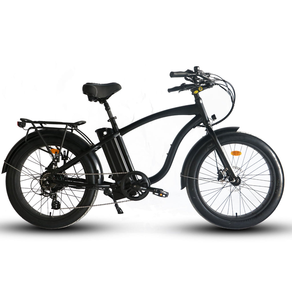 Step Over 24x3 - 52v Beach Cruiser Electric Bike - UrbanCycling.com