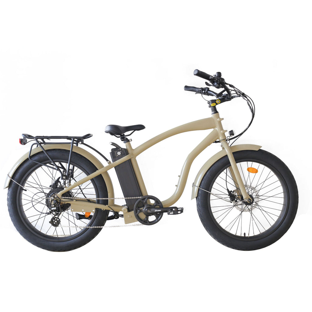 Step Over 24x3 - 52v Beach Cruiser Electric Bike - UrbanCycling.com