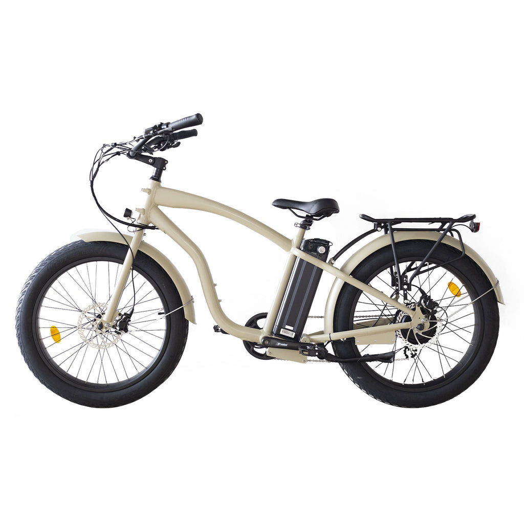 Step Over 24x3 - 52v Beach Cruiser Electric Bike - UrbanCycling.com