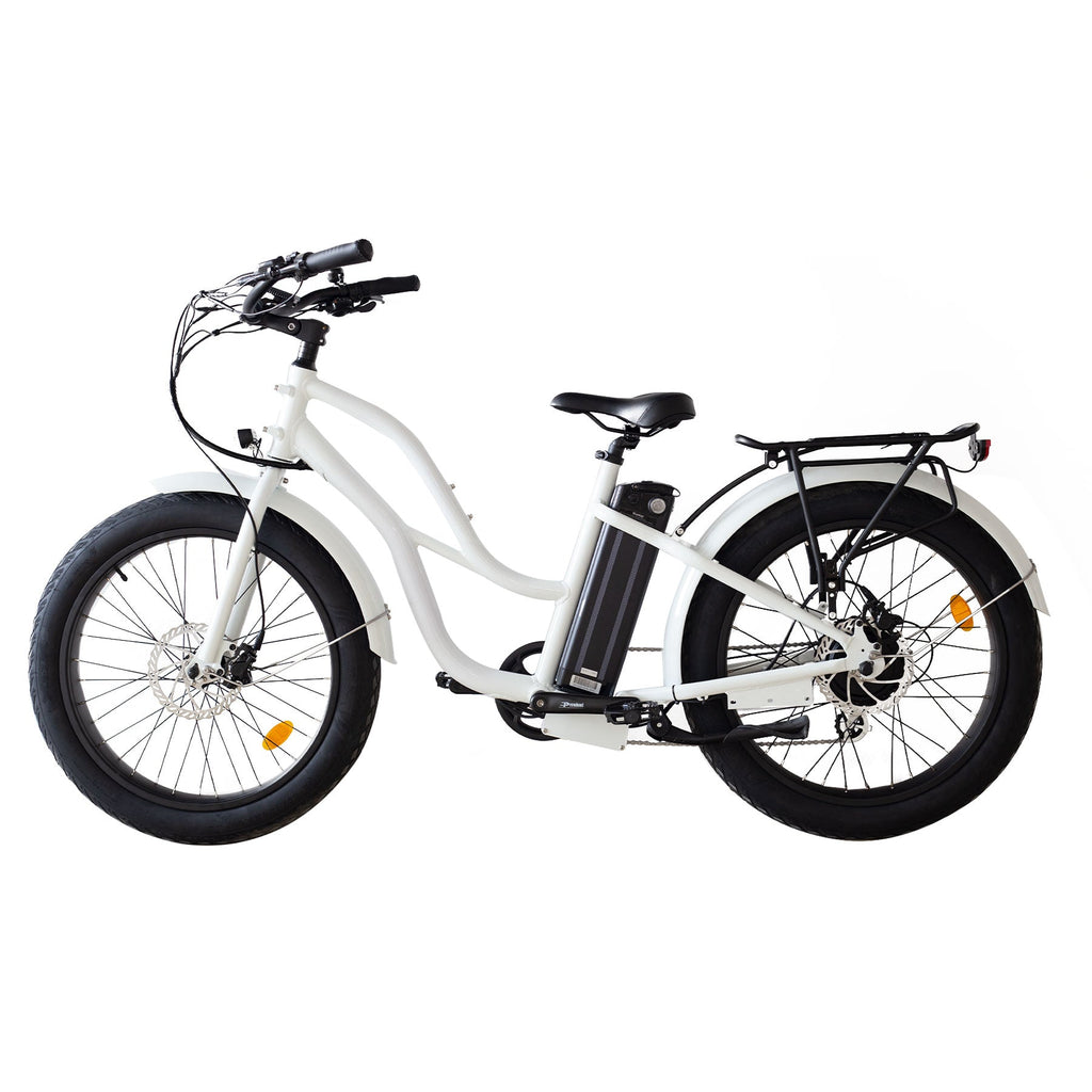 Step Thru 24x3 - 52v Beach Cruiser Electric Bike - UrbanCycling.com