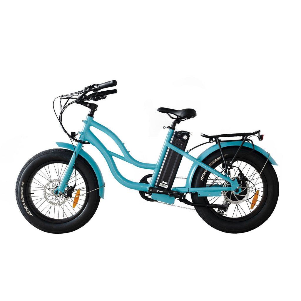 Step Thru Mini 20x4 - 52v Beach Cruiser Electric Bike - UrbanCycling.com