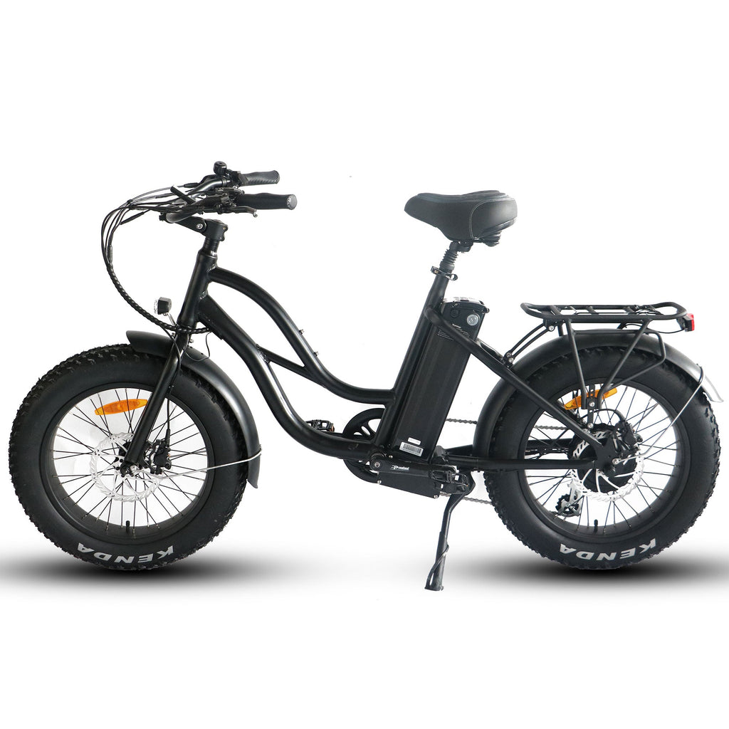 Step Thru Mini 20x4 - 52v Beach Cruiser Electric Bike - UrbanCycling.com