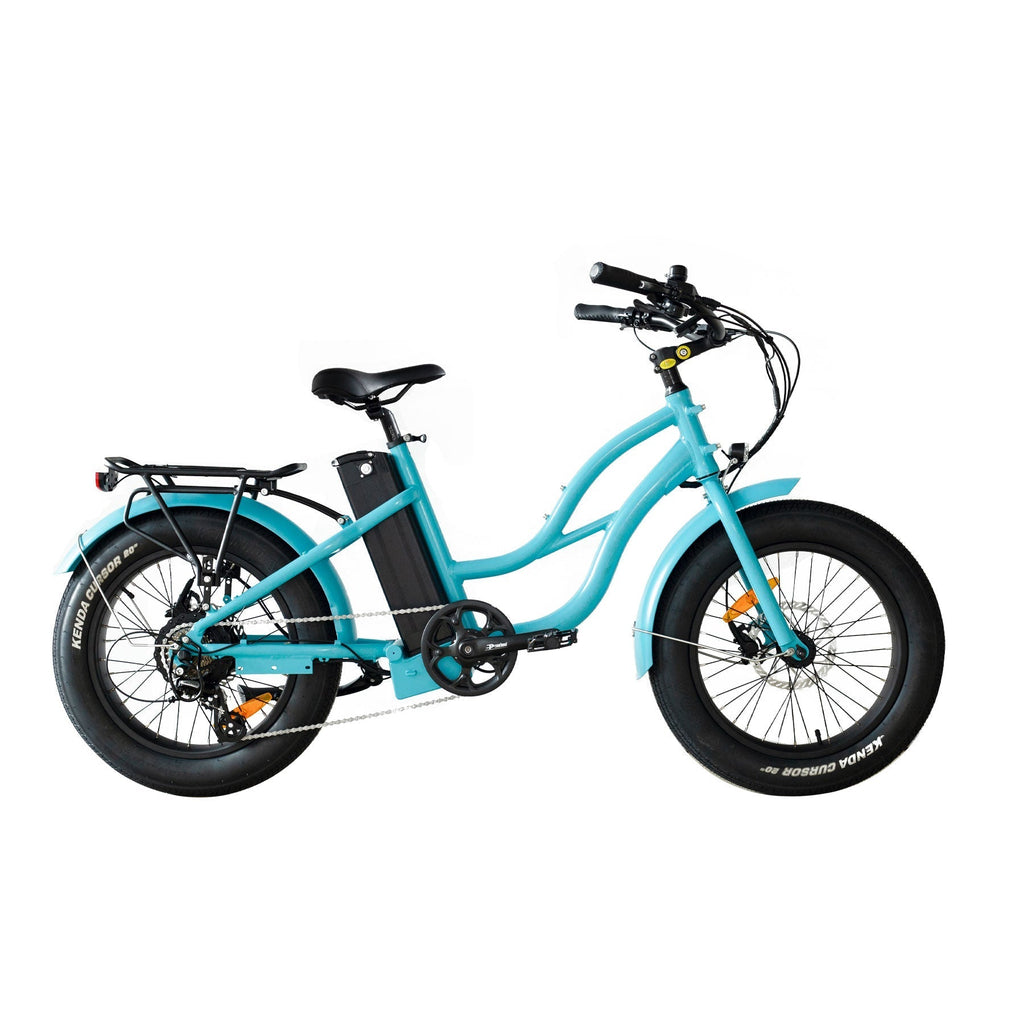 Step Thru Mini 20x4 - 52v Beach Cruiser Electric Bike - UrbanCycling.com