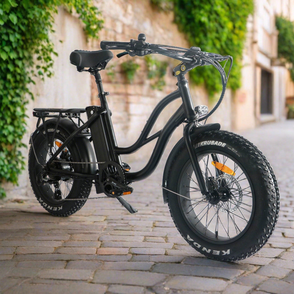 Step Thru Mini 20x4 - 52v Beach Cruiser Electric Bike - UrbanCycling.com