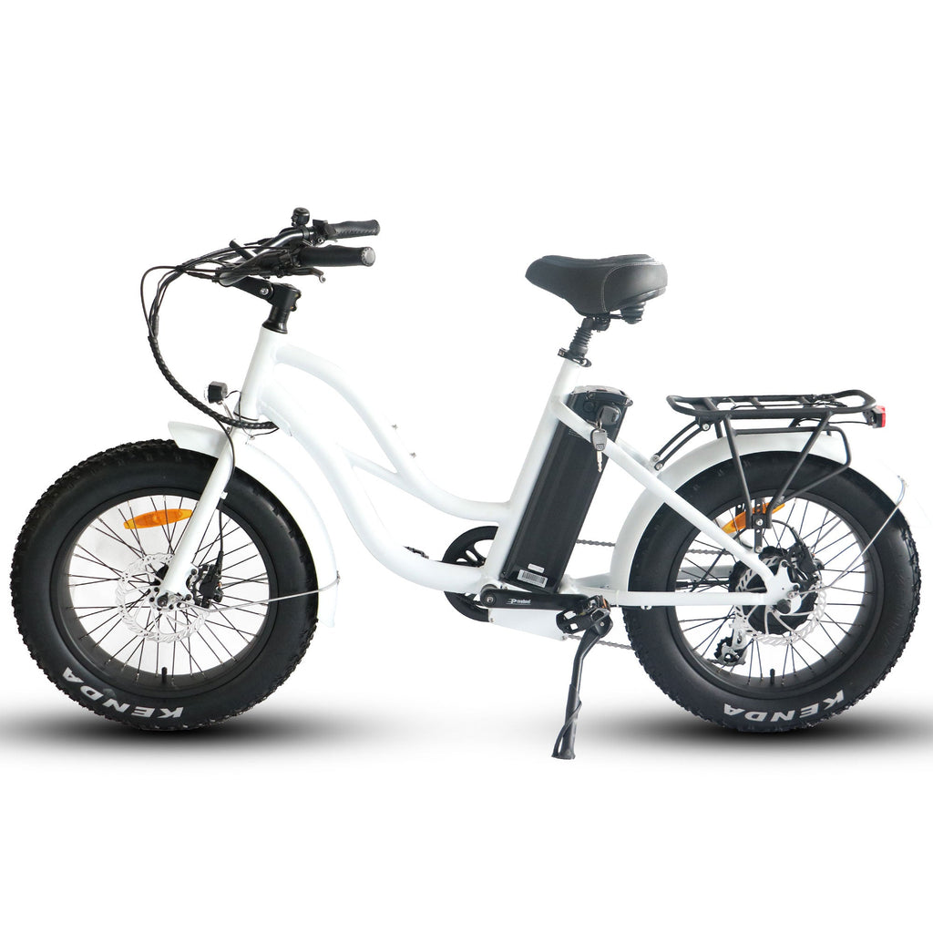 Step Thru Mini 20x4 - 52v Beach Cruiser Electric Bike - UrbanCycling.com