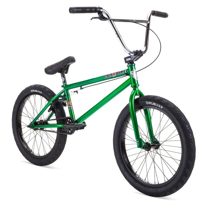 Stolen 2021 Heist 20" Complete BMX Bike - Dark Green/Chrome - UrbanCycling.com