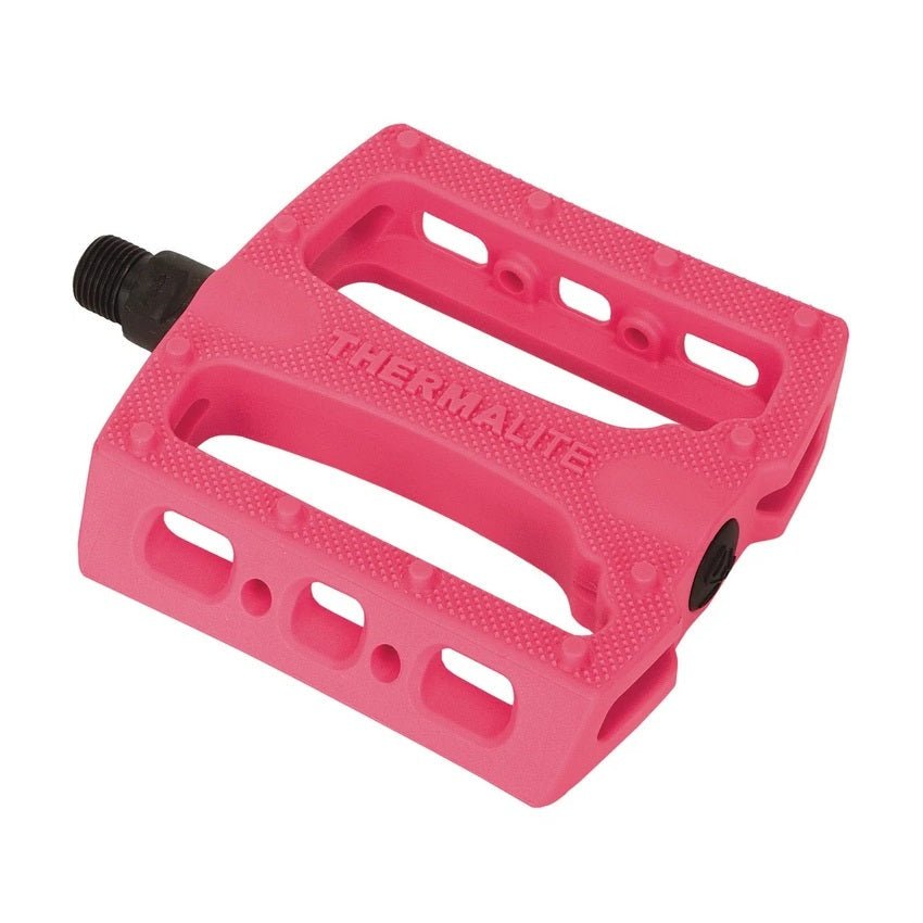 Stolen BMX Thermalite Pedals - Neon Pink - UrbanCycling.com