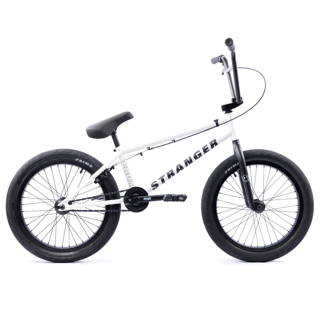 Stranger Crux 21″ Complete BMX Bike Matt White – - Main Image
