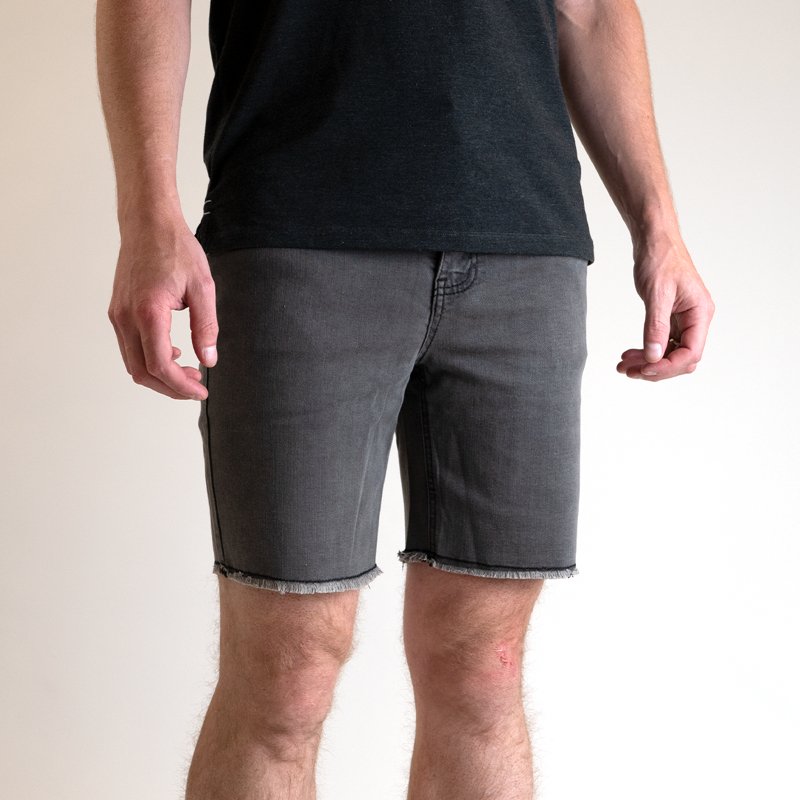 Stretch Jorts - Faded Grey - UrbanCycling.com