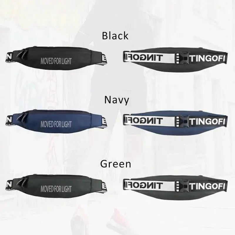 Stylish Design Unisex Waterproof Money Belt Bag Elegant Waist Pack Bag for Hiking Fitness Cycling Workout Gym Reflective Runners Belt Jogging Pocket Belt - UrbanCycling.com