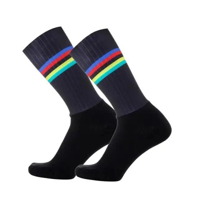 Stylish Summer Breathable Cycling Socks For Men Anti Slip Seamless Sports Cycling Socks For Men Modern Design Running Sports Socks - UrbanCycling.com