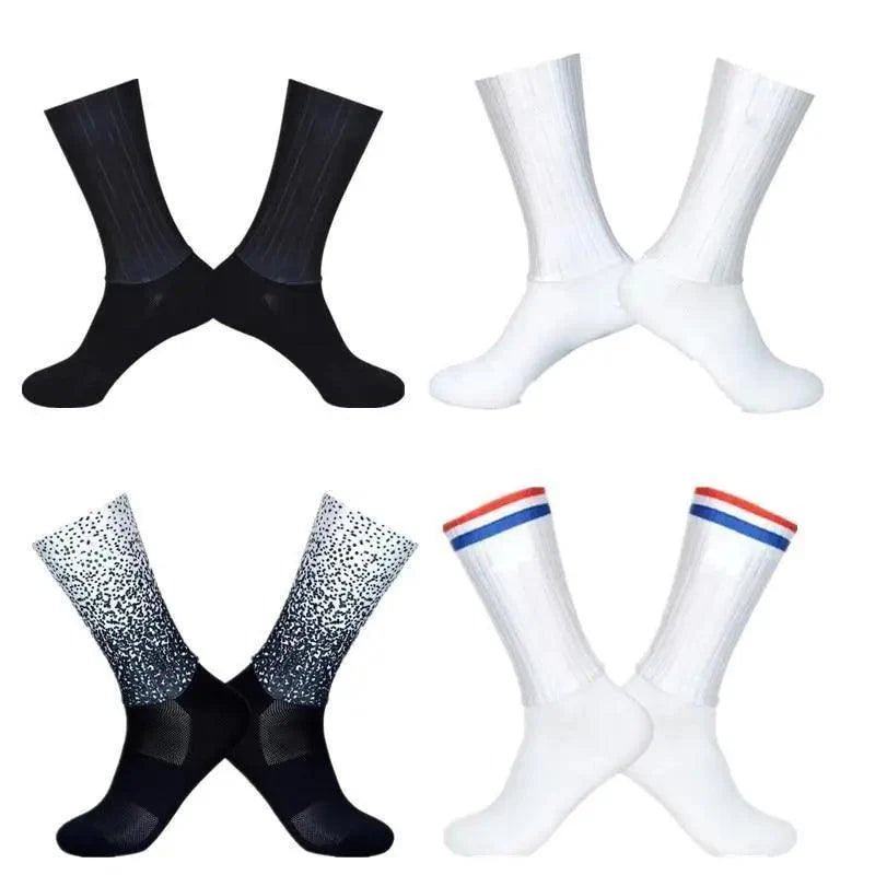 Stylish Summer Breathable Cycling Socks For Men Anti Slip Seamless Sports Cycling Socks For Men Modern Design Running Sports Socks - UrbanCycling.com