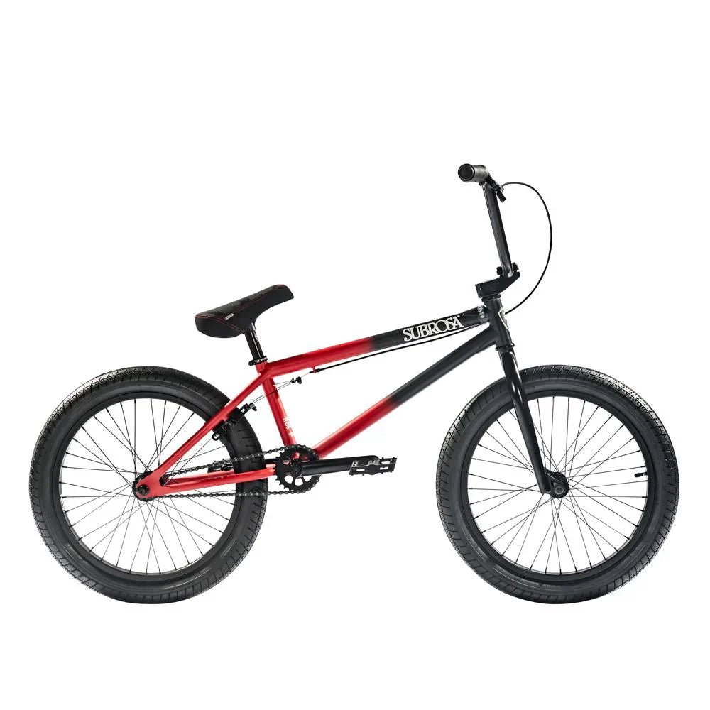 Subrosa Sono Complete BMX Bike - Satin Black/Red Fade - UrbanCycling.com