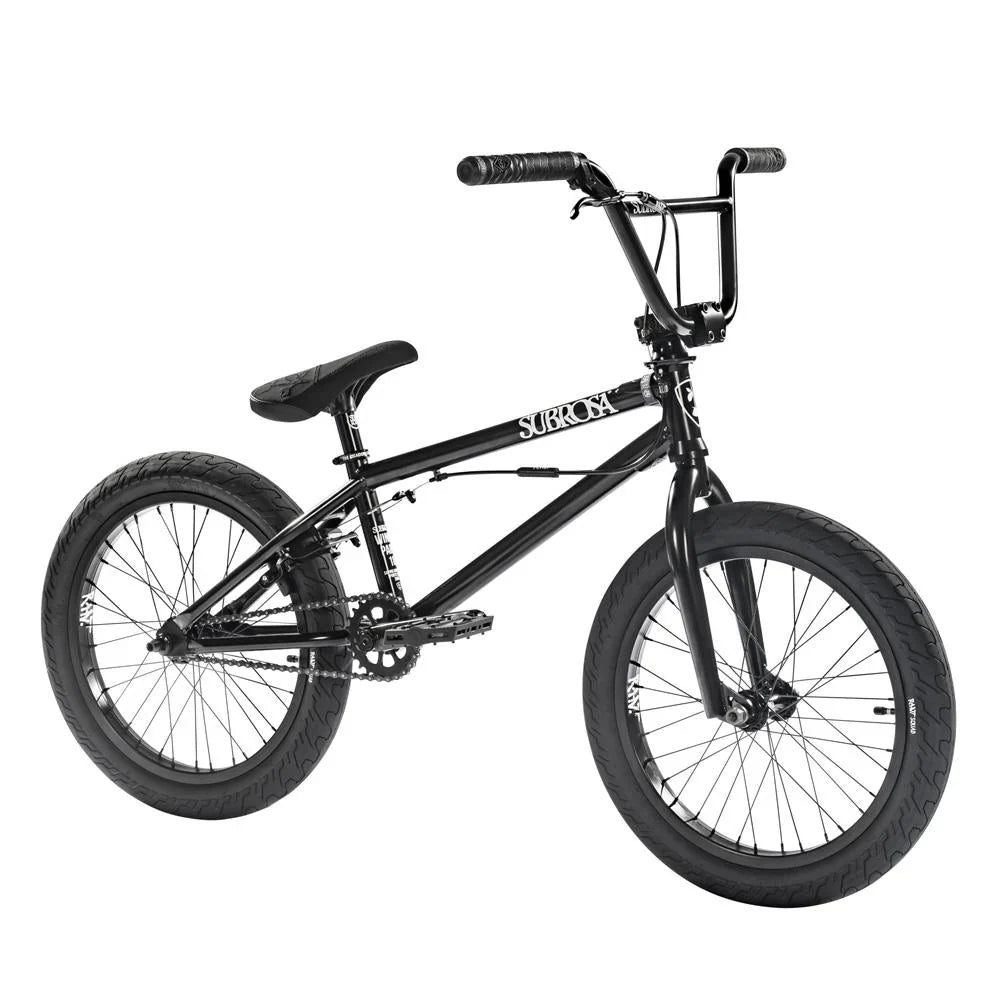 Subrosa Wings Park 18" Complete BMX Bike - Black - UrbanCycling.com