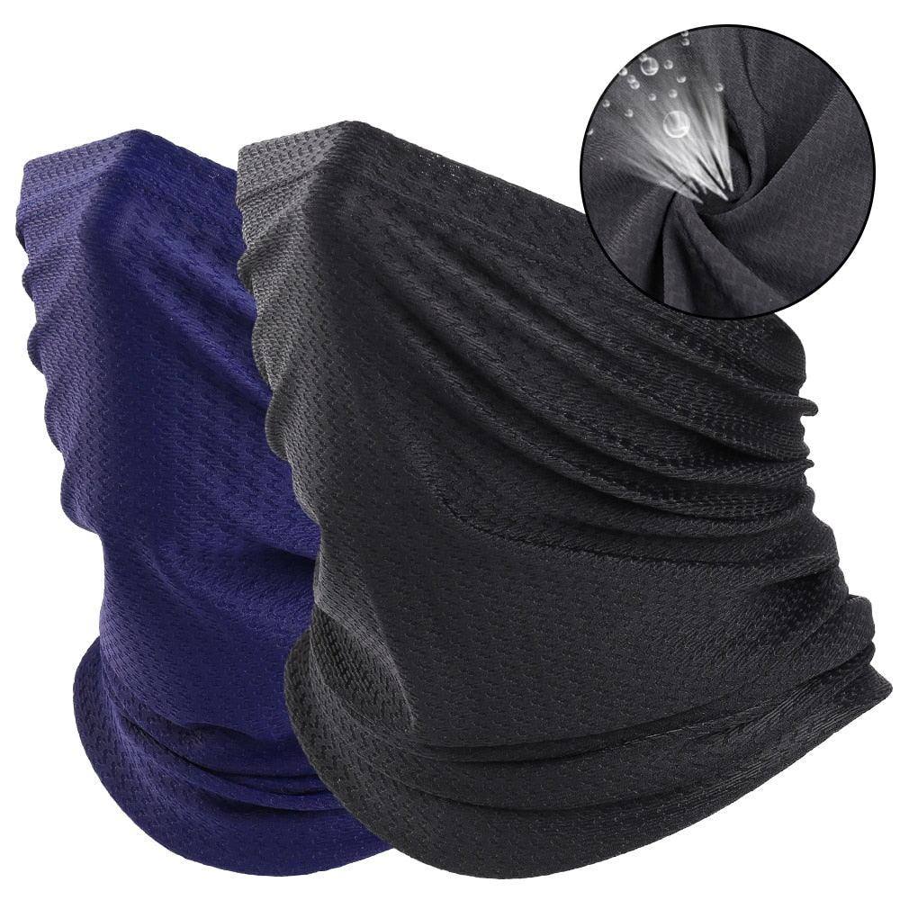 Summer Breathable Bandana Cycling Half Face Mask Ski Bicycle Hunting Fishing Running Bike Hiking Stretch Cool Scarf Outdoor Sport Camping Hiking Scarf Printing Bandana Windproof Sunscreen Neck Tube Gaiter Headband Shemagh Washable Cloth Women Men - UrbanCycling.com