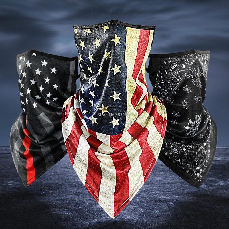 Summer Cold Ice Motorcycle Face Mask Men Skull Caps Helmet Balaclava Headwrap Bandana Face Shield Headband Running Cycling Hat Breathable Mesh Bandana Running Cycling Face Mask Hunting Skiing Bicycle Hiking Fishing Snowboard Cold Weather Balaclava - UrbanCycling.com