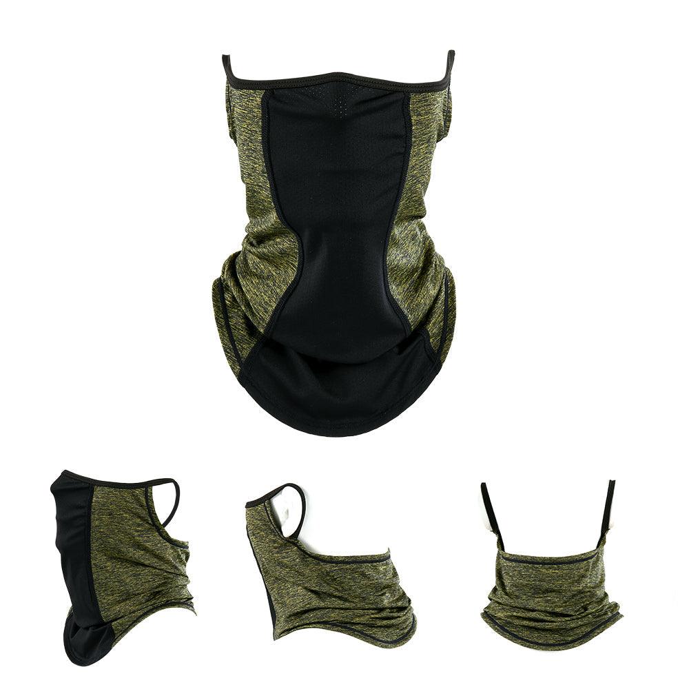 Summer Half Face Mask Cycling Bandana Scarf Neck Gaiter Warmer Bicycle Running Ski Hunting Hiking Hanging Ear Scarves Men Women Motorcycle Protect Cycling Face Mask Anti - UV Neck Hood Half Face Breathable Dustproof Headband Triangle Sport Scarf - UrbanCycling.com