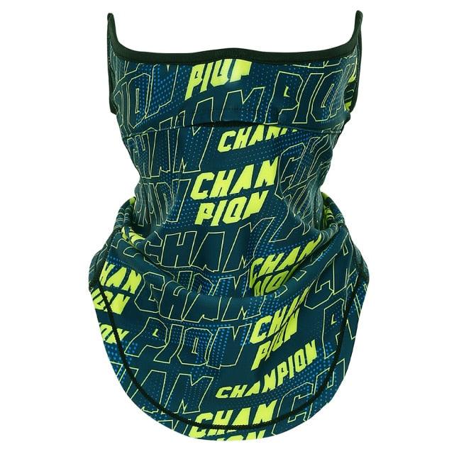 Summer Half Mask Printed Scarf Cycling Bandana Sports Hiking Hunting Run Bicycle Neck Gaiter Hanging Ear Face Cover Men Women Motorcycle Protect Cycling Face Mask Anti - UV Neck Hood Half Face Breathable Dustproof Headband Triangle Sport Scarf - UrbanCycling.com