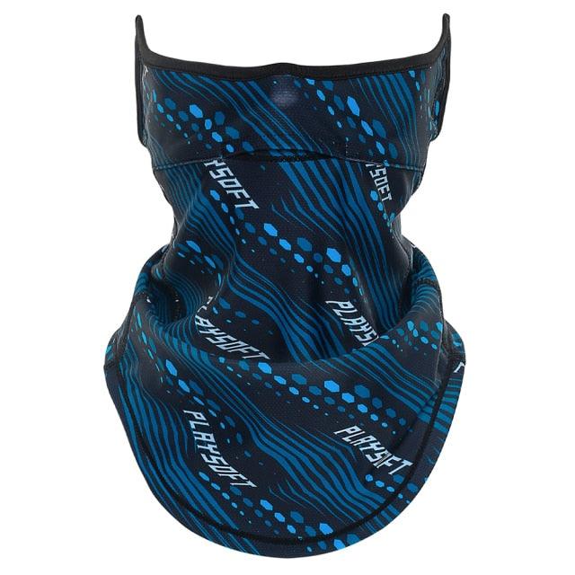 Summer Half Mask Printed Scarf Cycling Bandana Sports Hiking Hunting Run Bicycle Neck Gaiter Hanging Ear Face Cover Men Women Motorcycle Protect Cycling Face Mask Anti - UV Neck Hood Half Face Breathable Dustproof Headband Triangle Sport Scarf - UrbanCycling.com
