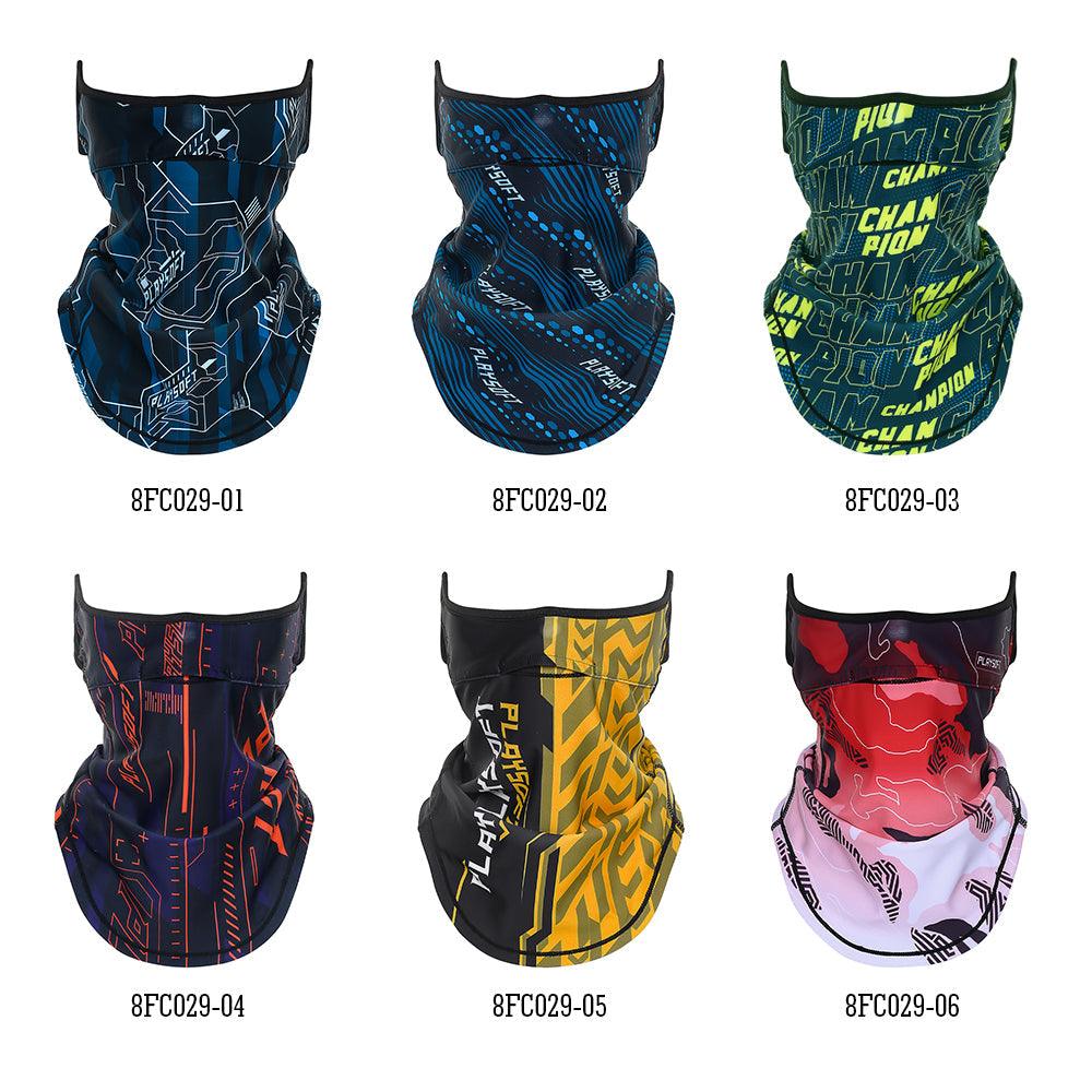 Summer Half Mask Printed Scarf Cycling Bandana Sports Hiking Hunting Run Bicycle Neck Gaiter Hanging Ear Face Cover Men Women Motorcycle Protect Cycling Face Mask Anti - UV Neck Hood Half Face Breathable Dustproof Headband Triangle Sport Scarf - UrbanCycling.com