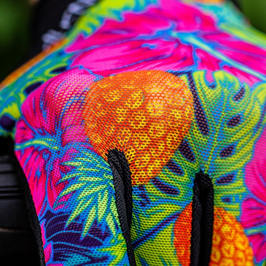 Summer LITE Gloves - Pineapples of the Caribbean - UrbanCycling.com