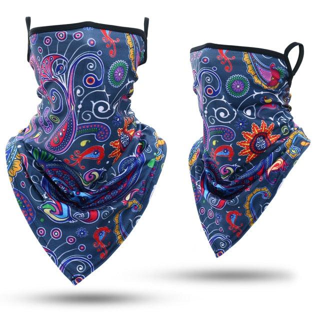 Summer Printed Triangle Bandana Running Bicycle Half Face Masks Hunting Ski Hiking Fishing Cycling Snowboard Men Headband MTB Fishing Mask Night Reflection Bike Paintball Mask Outdoor Hunting Shamash Scarf Men Women - UrbanCycling.com