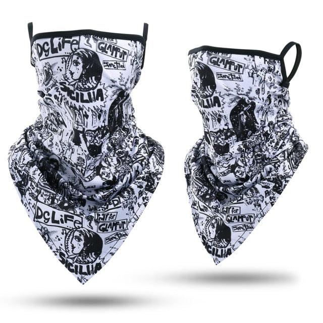 Summer Printed Triangle Bandana Running Bicycle Half Face Masks Hunting Ski Hiking Fishing Cycling Snowboard Men Headband MTB Fishing Mask Night Reflection Bike Paintball Mask Outdoor Hunting Shamash Scarf Men Women - UrbanCycling.com