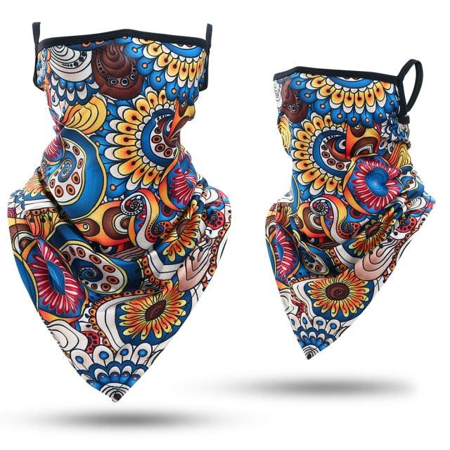 Summer Printed Triangle Bandana Running Bicycle Half Face Masks Hunting Ski Hiking Fishing Cycling Snowboard Men Headband MTB Fishing Mask Night Reflection Bike Paintball Mask Outdoor Hunting Shamash Scarf Men Women - UrbanCycling.com